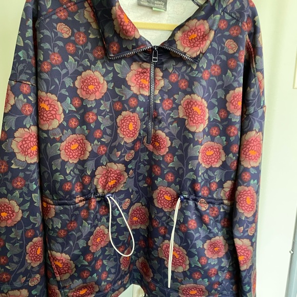Saturday Sunday by Anthropologie Draw-String Zip-Up Tunic/Sweatshirt - Picture 2 of 4